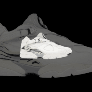 Jordan 8 Retro Low White Metallic Silver