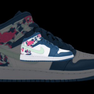 Jordan 1 Mid Paint Stroke