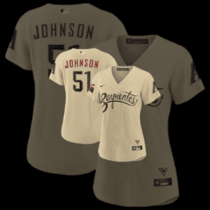 Randy Johnson Arizona Diamondbacks Nike Women’s City Connect Replica Player Jersey – Sand