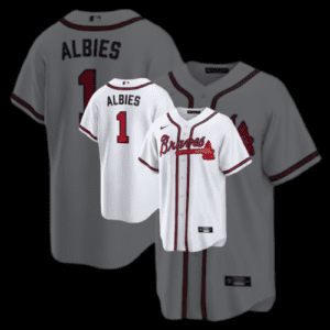 Ozzie Albies Atlanta Braves Nike Home Replica Player Name Jersey – White