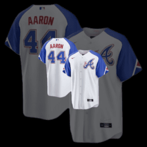 Hank Aaron Atlanta Braves Nike 2023 City Connect Replica Player Jersey – White