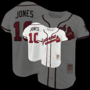 Chipper Jones Atlanta Braves Mitchell & Ness Authentic Jersey – White