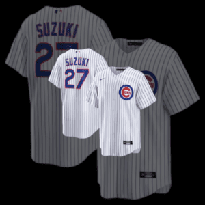 Seiya Suzuki Chicago Cubs Nike Home Replica Jersey – White