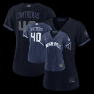 Willson Contreras Chicago Cubs Nike Women’s City Connect Replica Player Jersey – Navy