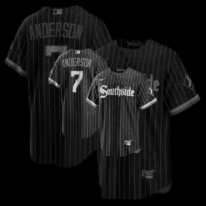 Tim Anderson Chicago White Sox Nike City Connect Replica Player Jersey – Black