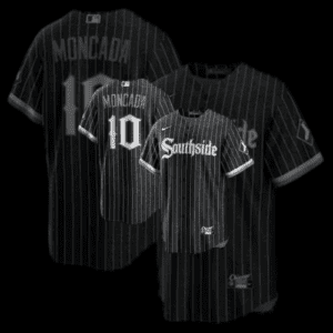 Yoan Moncada Chicago White Sox Nike City Connect Replica Player Jersey – Black