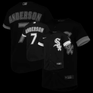 Tim Anderson Chicago White Sox Nike Youth Alternate Replica Player Jersey – Black