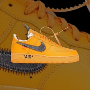 Nike Air Force 1 Off-White ICA University Gold