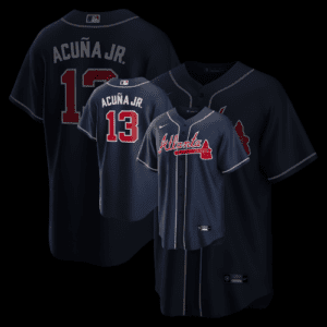 Ronald Acuna Jr. Atlanta Braves Nike Alternate Replica Player Name Jersey – Navy