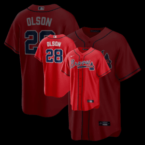 Matt Olson Atlanta Braves Nike Alternate Replica Player Jersey – Red