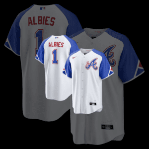 Ozzie Albies Atlanta Braves Nike 2023 City Connect Replica Player Jersey – White