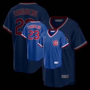 Ryne Sandberg Chicago Cubs Nike Road Cooperstown Collection Player Jersey – Royal