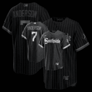 Tim Anderson Chicago White Sox Nike City Connect Replica Player Jersey – Black