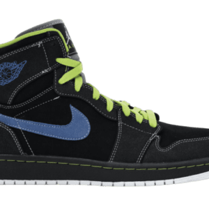 Jordan 1 Retro High Black Cyber Blue Sapphire