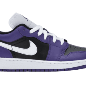 Jordan 1 Low Court Purple Black