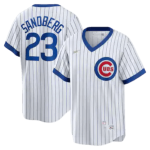 Ryne Sandberg Chicago Cubs Nike Home Cooperstown Collection Player Jersey – White