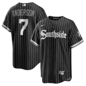 Tim Anderson Chicago White Sox Nike City Connect Replica Player Jersey – Black