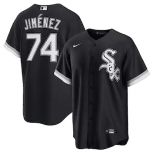 Eloy Jimenez Chicago White Sox Nike Alternate Replica Player Name Jersey – Black