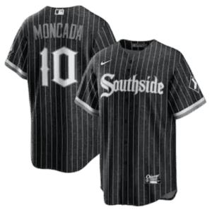 Yoan Moncada Chicago White Sox Nike City Connect Replica Player Jersey – Black