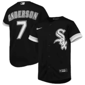 Tim Anderson Chicago White Sox Nike Youth Alternate Replica Player Jersey – Black