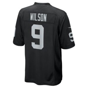 Tyree Wilson Las Vegas Raiders Nike 2023 NFL Draft First Round Pick Game Jersey – Black