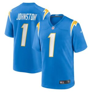 Quentin Johnston Los Angeles Chargers Nike 2023 NFL Draft First Round Pick Game Player Jersey – Powder Blue