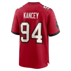 Calijah Kancey Tampa Bay Buccaneers Nike 2023 NFL Draft First Round Pick Game Jersey – Red