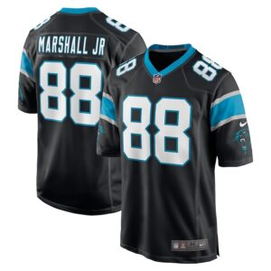 Terrace Marshall Jr. Carolina Panthers Nike 2021 NFL Draft Pick Player Game Jersey – Black