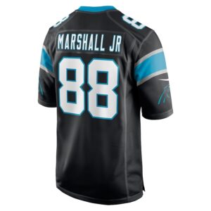 Terrace Marshall Jr. Carolina Panthers Nike 2021 NFL Draft Pick Player Game Jersey – Black