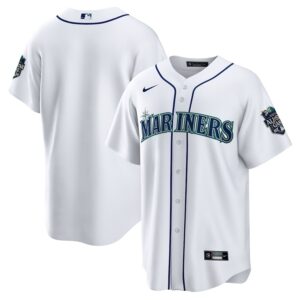 Seattle Mariners Nike Home 2023 MLB All-Star Game Patch Replica Player Jersey – White