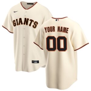 San Francisco Giants Nike Home Replica Custom Jersey – Cream