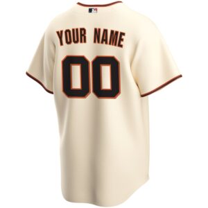 San Francisco Giants Nike Home Replica Custom Jersey – Cream