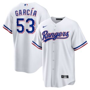 Adolis Garcia Texas Rangers Nike Home Replica Jersey – White