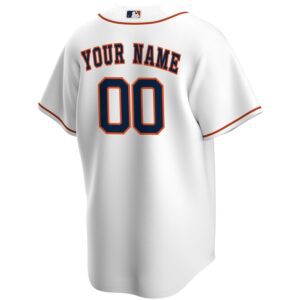 Houston Astros Nike Home Replica Custom Jersey – White