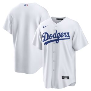 Los Angeles Dodgers Nike Home Replica Team Jersey – White