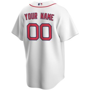 Boston Red Sox Nike Home Replica Custom Jersey – White