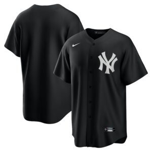 New York Yankees Nike Official Replica Jersey – Black/White