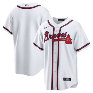 Atlanta Braves Nike Home Replica Team Jersey – White