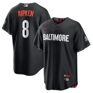 Cal Ripken Baltimore Orioles Nike 2023 City Connect Replica Player Jersey – Black