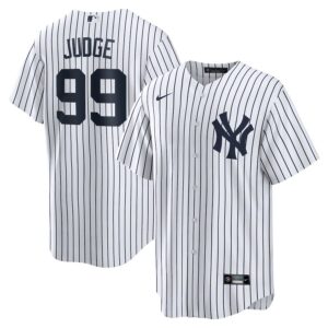 Aaron Judge New York Yankees Nike Home Replica Player Name Jersey – White