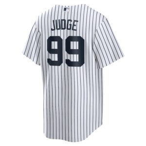 Aaron Judge New York Yankees Nike Home Replica Player Name Jersey – White