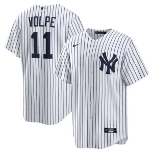 Anthony Volpe New York Yankees Nike Home Replica Player Jersey – White