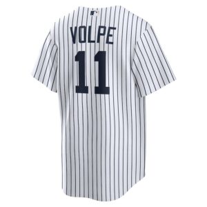 Anthony Volpe New York Yankees Nike Home Replica Player Jersey – White