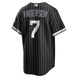 Tim Anderson Chicago White Sox Nike City Connect Replica Player Jersey – Black