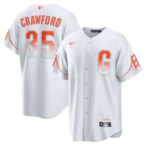 Brandon Crawford San Francisco Giants Nike City Connect Replica Player Jersey – White