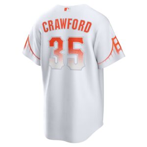 Brandon Crawford San Francisco Giants Nike City Connect Replica Player Jersey – White