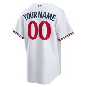 Minnesota Twins Nike Home Replica Custom Jersey – White