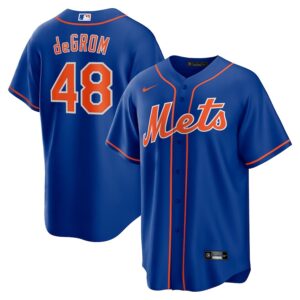 Jacob deGrom New York Mets Nike Alternate Replica Player Name Jersey – Royal