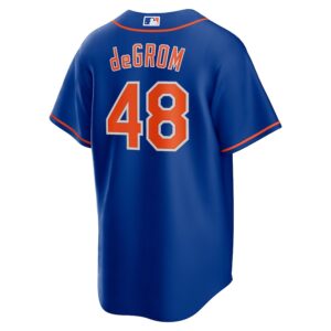 Jacob deGrom New York Mets Nike Alternate Replica Player Name Jersey – Royal