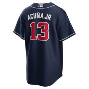 Ronald Acuna Jr. Atlanta Braves Nike Alternate Replica Player Name Jersey – Navy